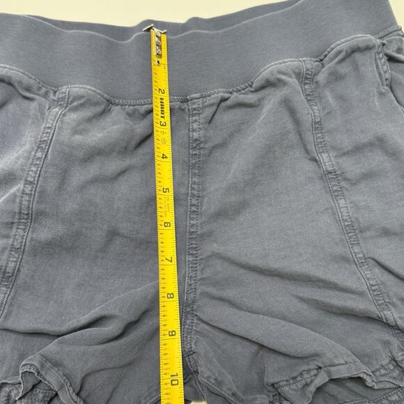 Faherty Arlie Day & Trade Shorts Women's XS Blue Linen Blend Stretch Pull On - Picture 3 of 10